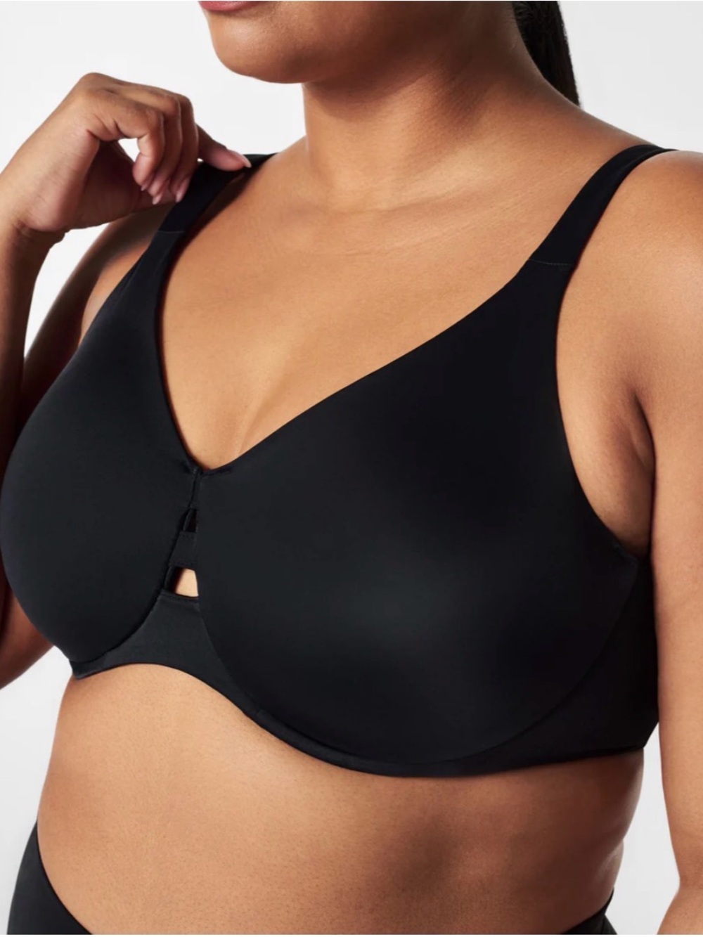 NWT Spanx Low Profile Minimizer Bra 36G Black